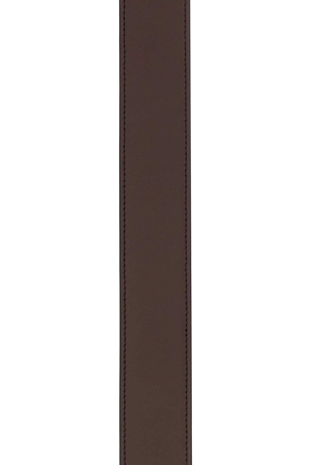 Miu Miu Women Chocolate Leather Belt