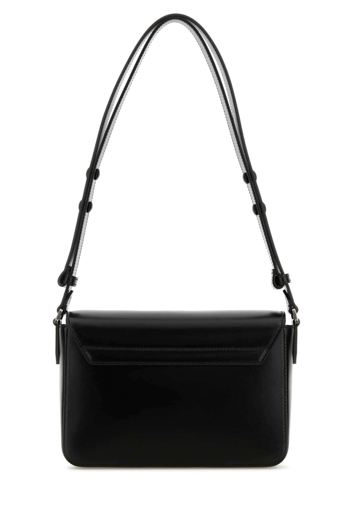 Montblanc Men Black Leather Meisterstuck Shoulder Bag