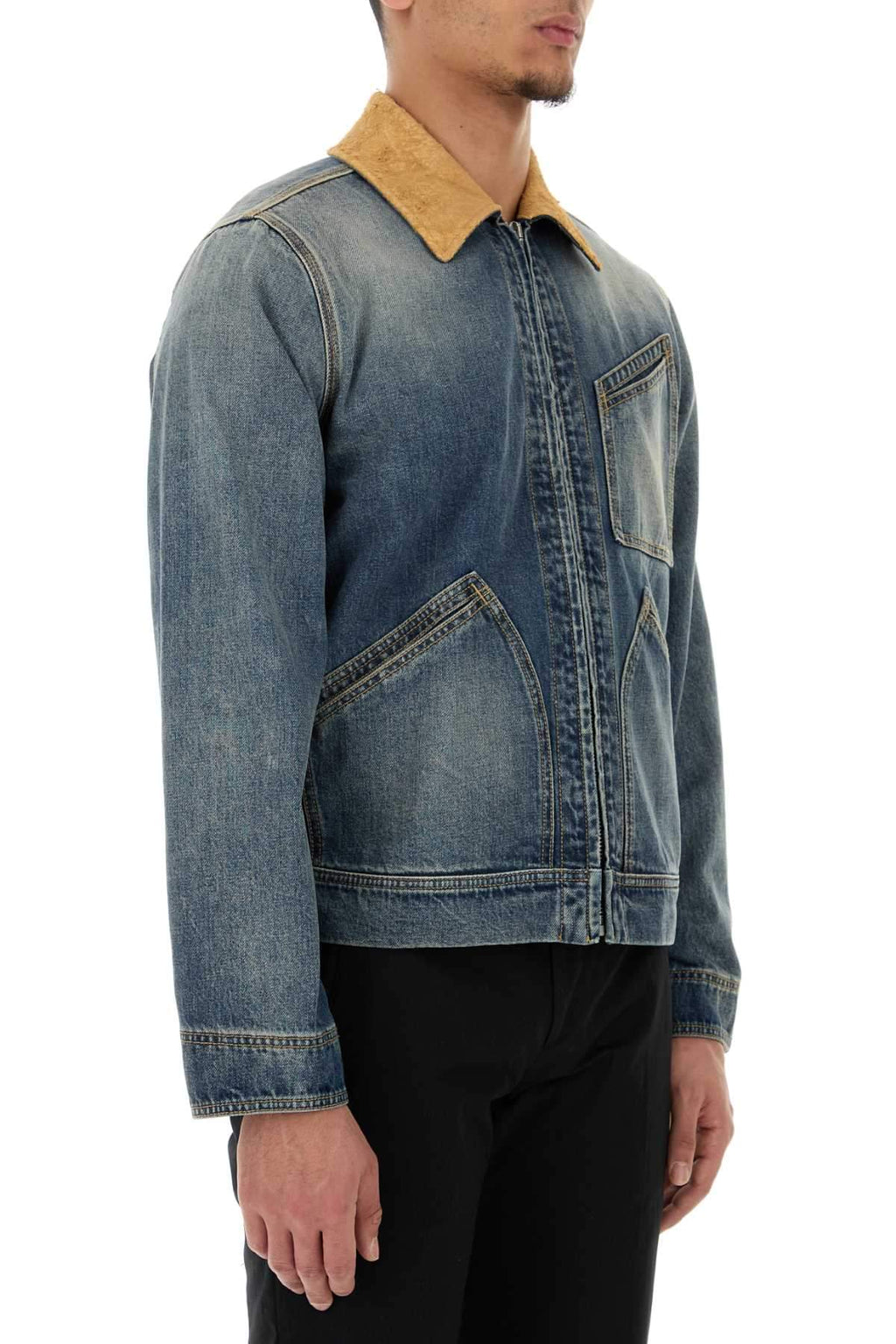 Alexander Mcqueen Men Denim Jacket