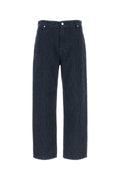 Fendi Men Embroidered Stretch Denim Jeans