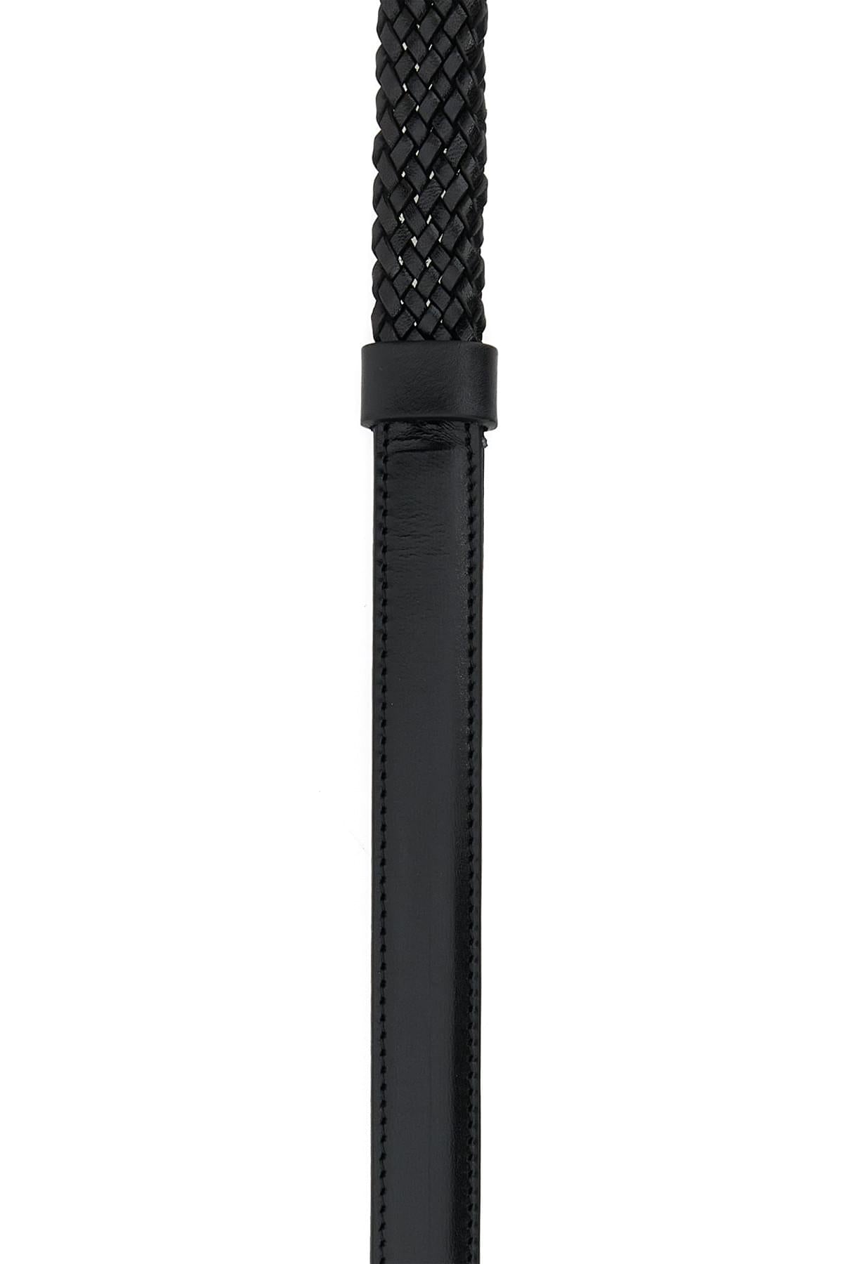 Dolce & Gabbana Men Black Leather Belt
