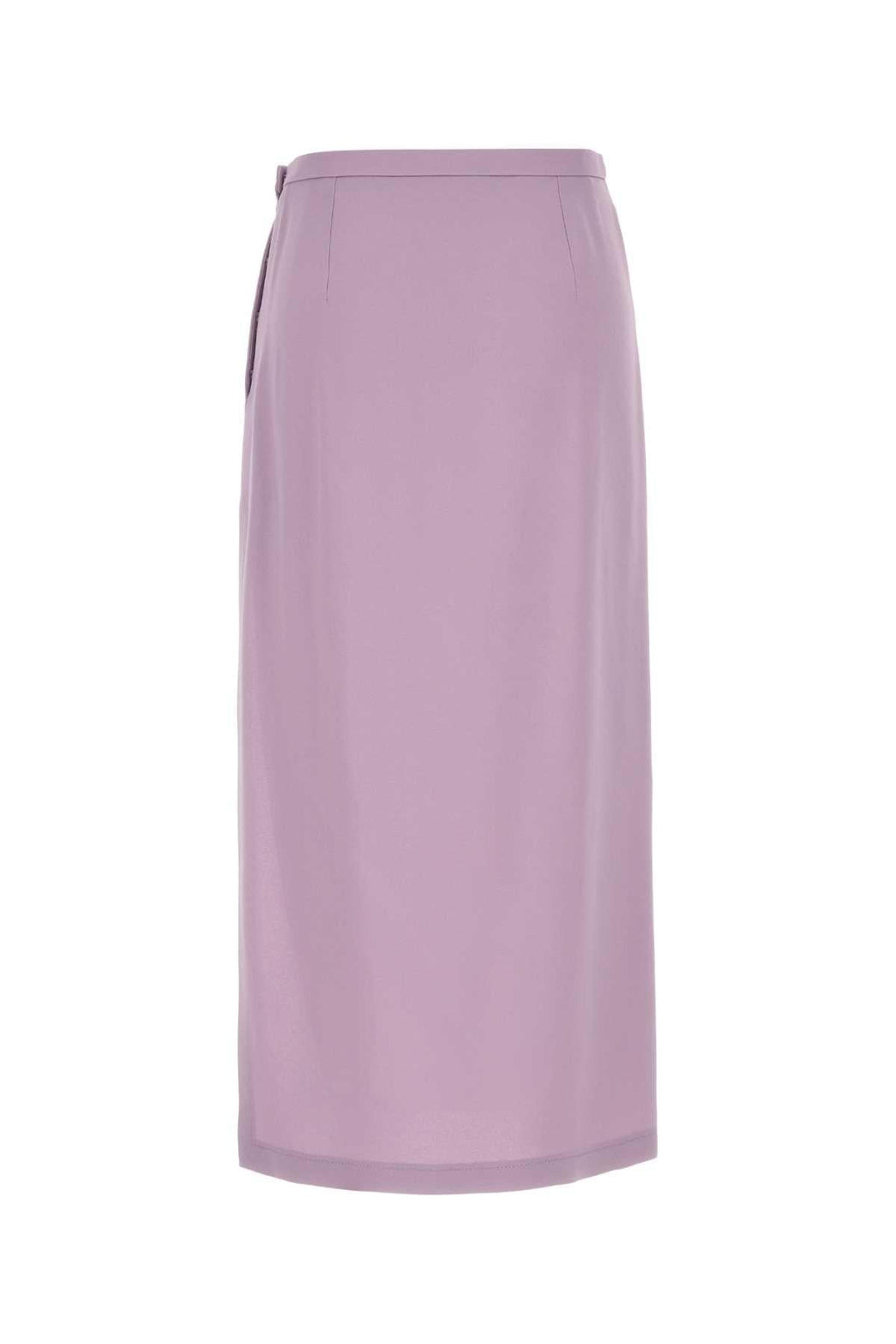 Gucci Women Lilac Crepe Skirt