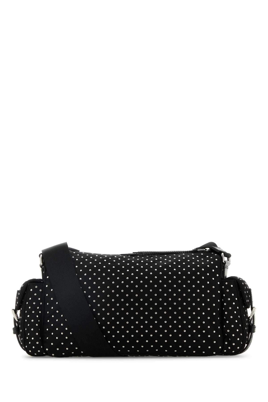 Prada Women Black Nylon Shoulder Bag