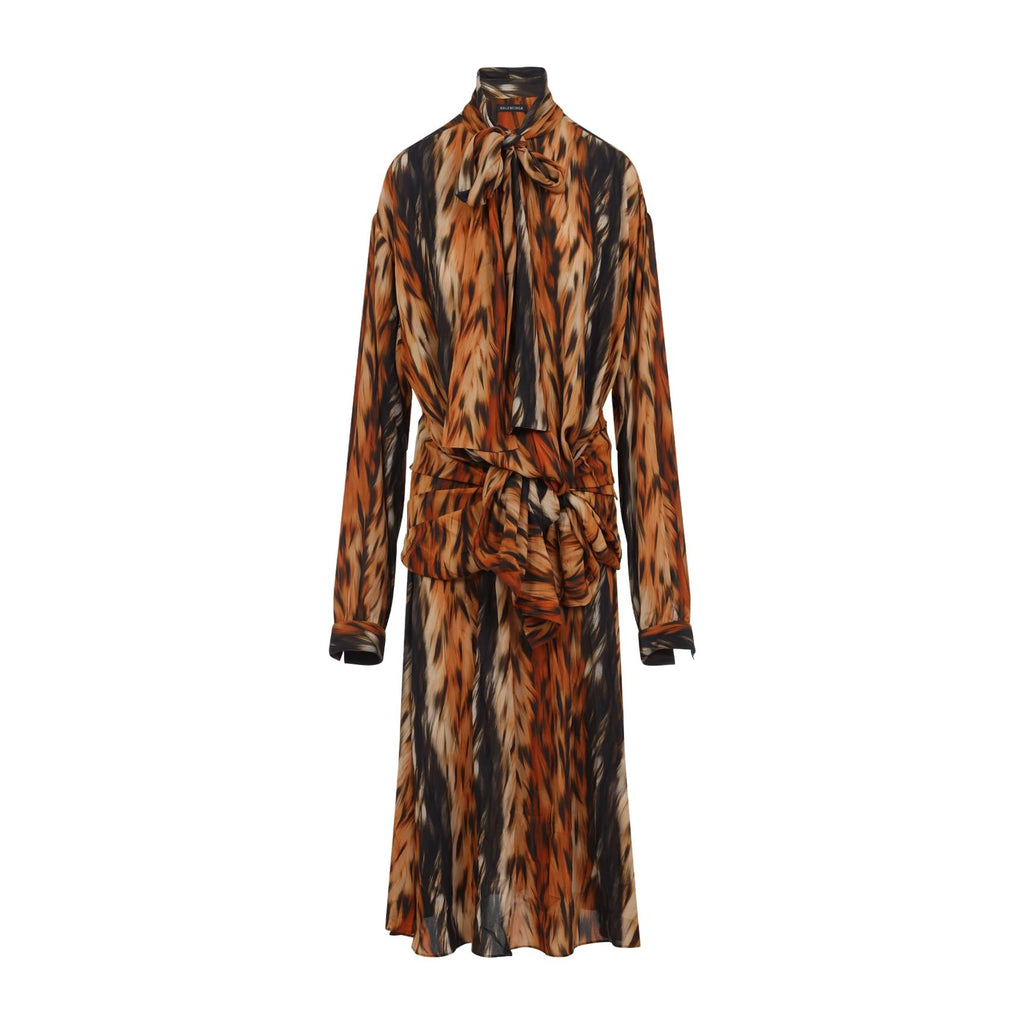 Balenciaga Knotted Dress Women