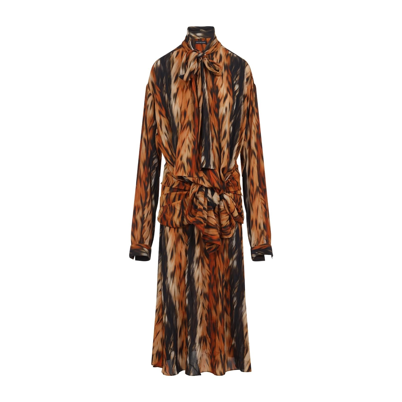 Balenciaga Knotted Dress Women