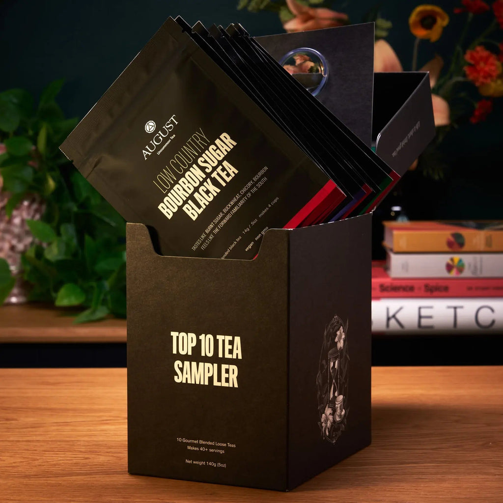 Top 10 Sampler - Taste Ten Trending Teas August Uncommon Tea