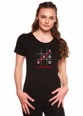 Maybe Tomorrow Women's Bamboo Sleeve Scoop Neck Graphic T-Shirt Spun Bamboo