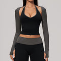 Long Sleeve Yoga Shrug - Lightweight Breathable Workout Cover Up for Women Gym Fitness Social Buzz eSIMs