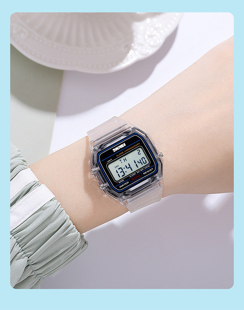 TIMES Beauty Simple Fashion Trend Personality Student Outdoor Sports Waterproof Electronic Watch