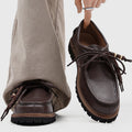 Workwear Fashion Xu-style Lace-up Edgy And Handsome Mens Shoes