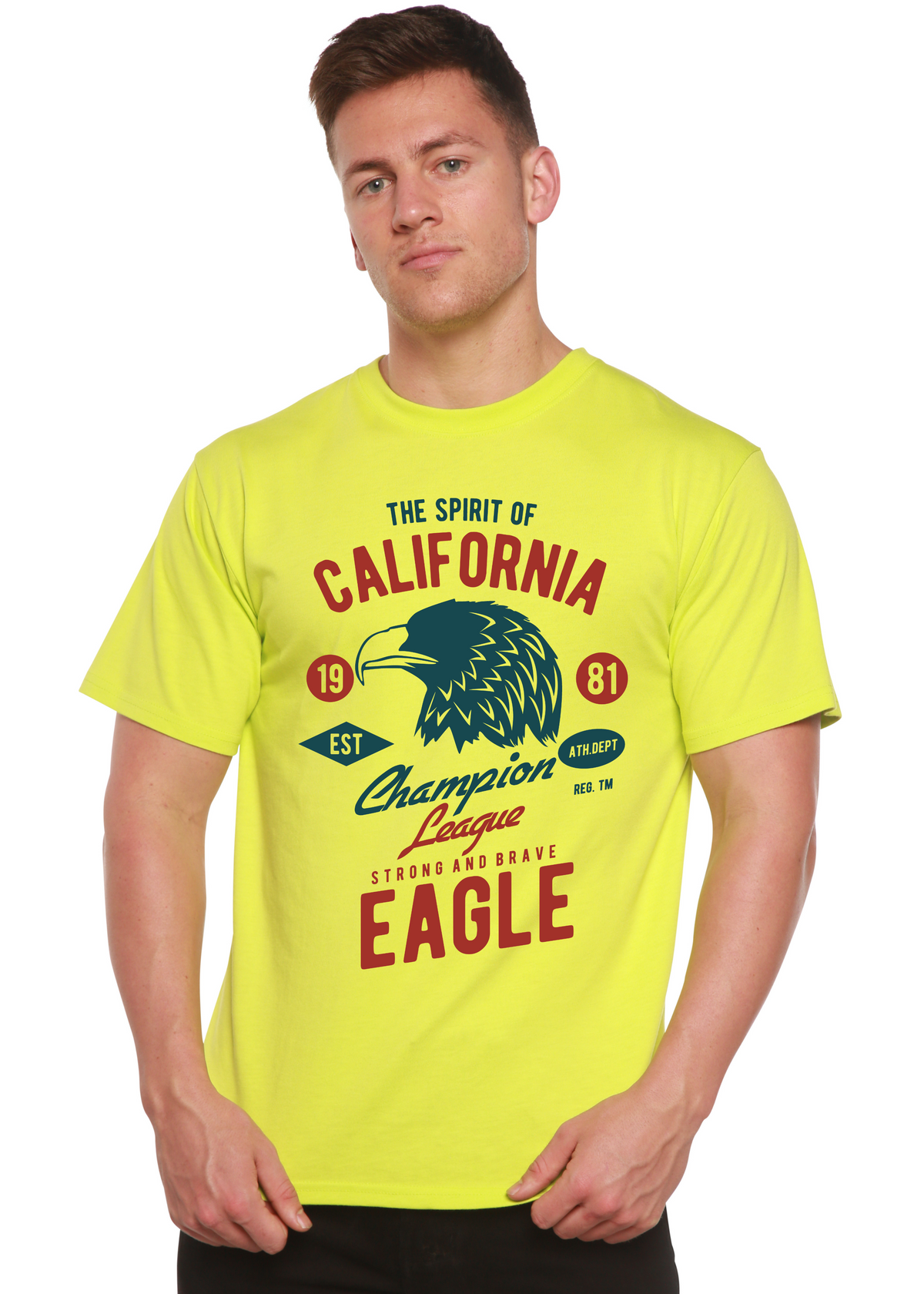 The Spirit of Spun Bamboo® Men's Bamboo Viscose/Organic Cotton Short Sleeve Graphic T-Shirt Spun Bamboo