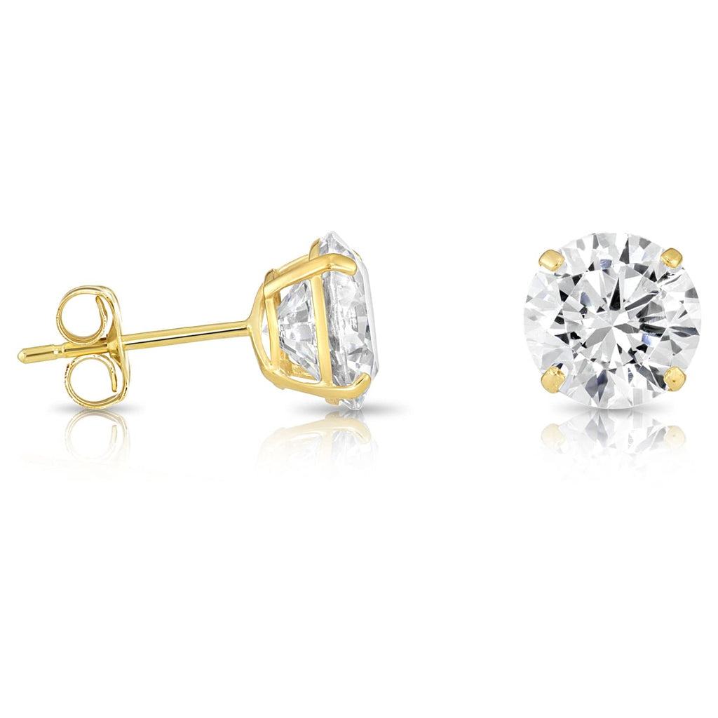 2.00 CTW AGI Certified Lab-Grown Diamond Stud Earrings in Solid 14K Gold – E Color, VS Clarity VossAgin