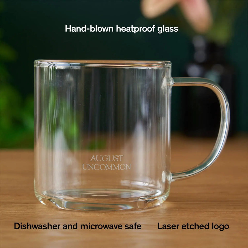 Glass Mug - Clear Elegance August Uncommon Tea