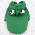 Soft Warm Cat Clothes For Small Dogs Cats Funny Halloween Cosplay Frog Costume Kitten Creative Sweatshirts Pet Autumn Hoodies