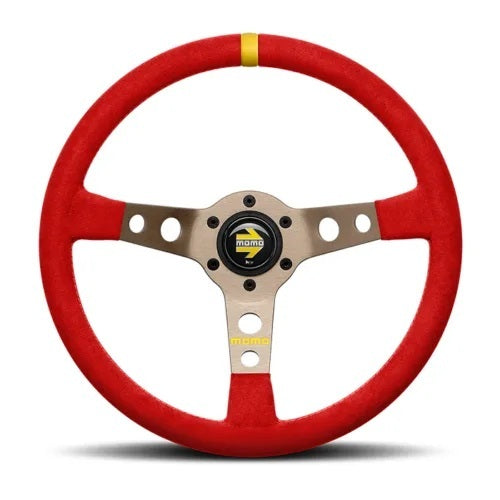 Steering Wheel MOD.07 Red - R190535MR Vinyasa Automotive