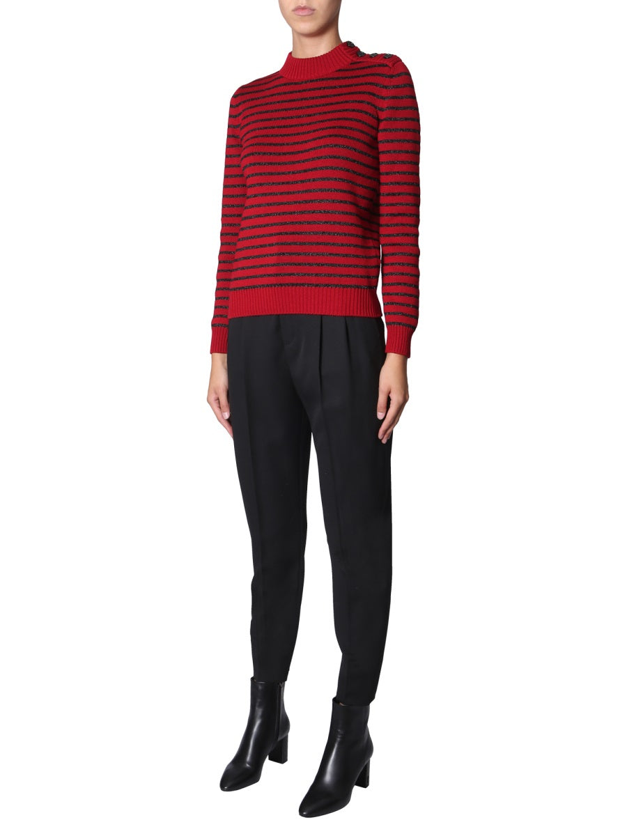 Saint Laurent Women Crew Neck Sweater