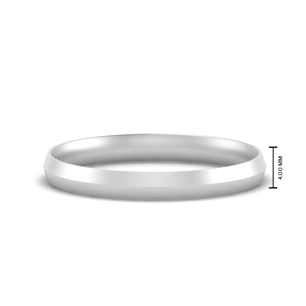 Comfort Fit Knife Edge Mens Band