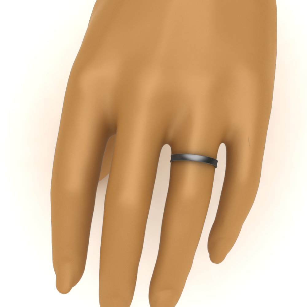 Comfort Fit Concave Mens Band