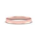 Comfort Fit Concave Mens Band