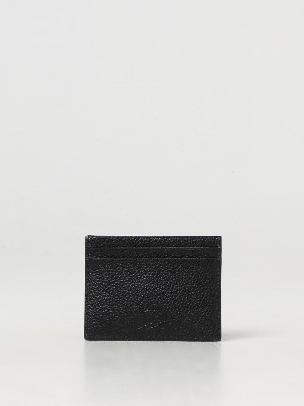 Christian Louboutin Women Kios Hammered Leather Credit Card Holder Christian Louboutin