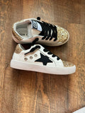 Black Star Gold Glitter Accent Torn and Trendy