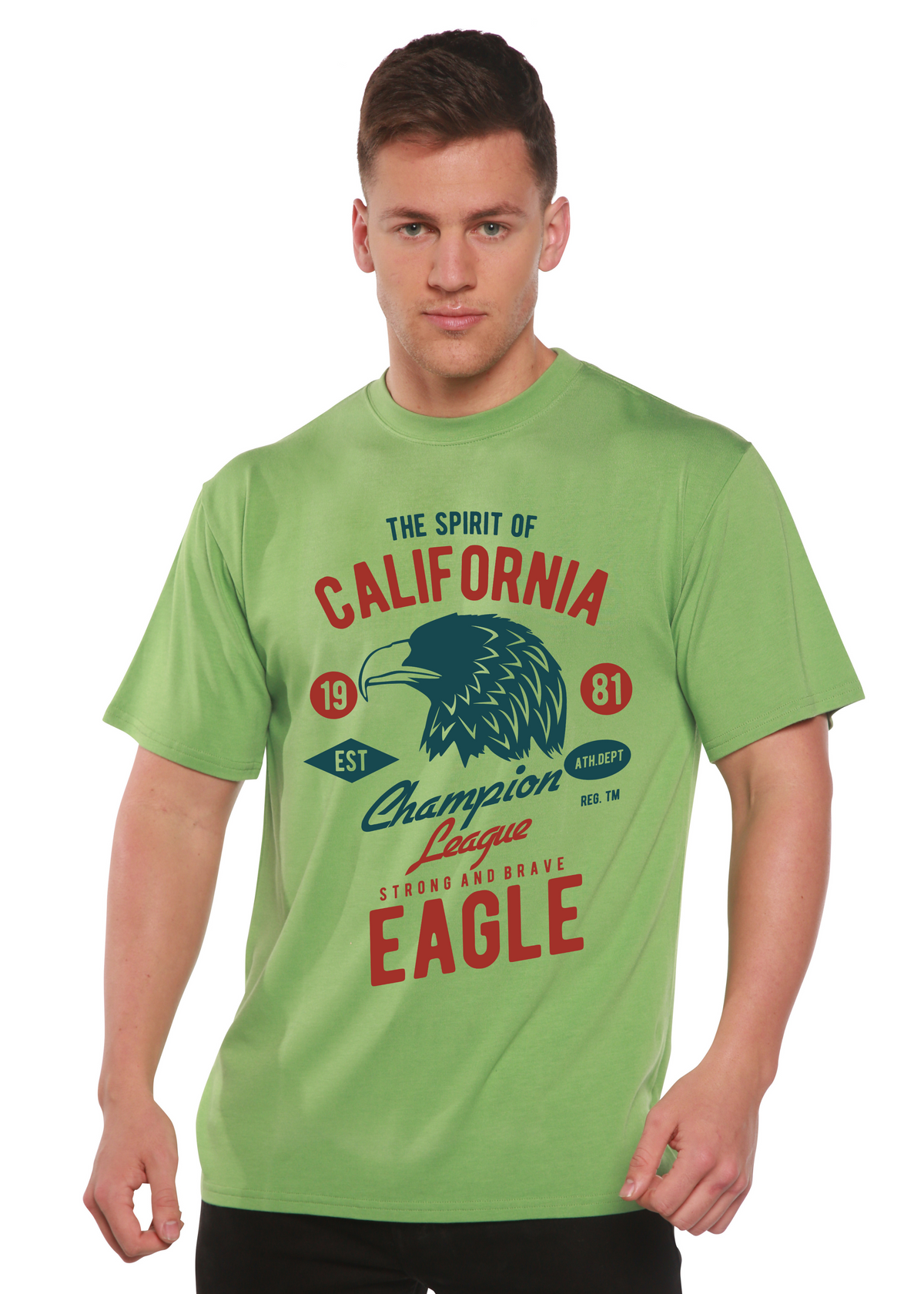 The Spirit of Spun Bamboo® Men's Bamboo Viscose/Organic Cotton Short Sleeve Graphic T-Shirt Spun Bamboo