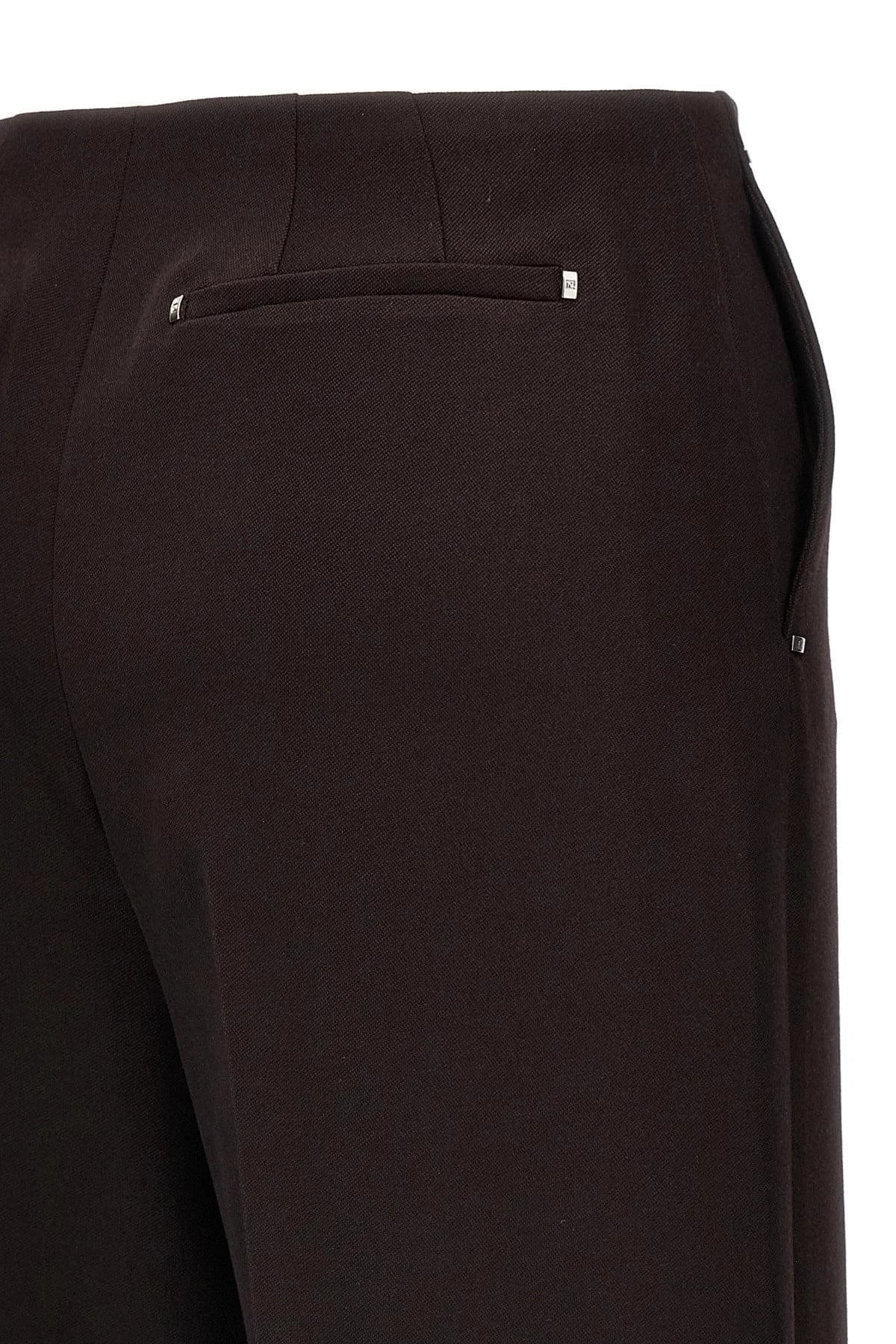 Fendi Women Grain De Poudre Pants