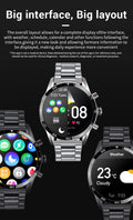 Multifunctional Bluetooth Smartwatch For Men With Blood Pressure And Heart Rate Monitoring