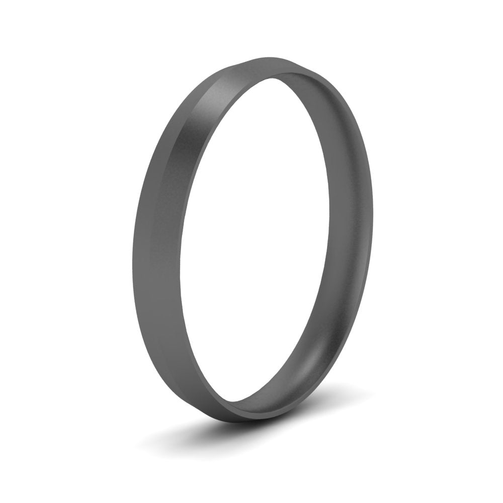 Comfort Fit Knife Edge Mens Band