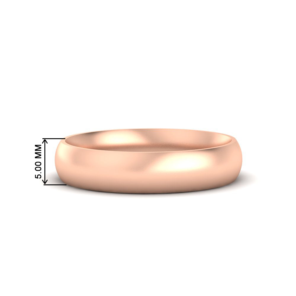 Minimalist Mens Wedding Band