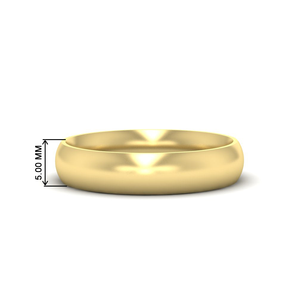 Minimalist Mens Wedding Band
