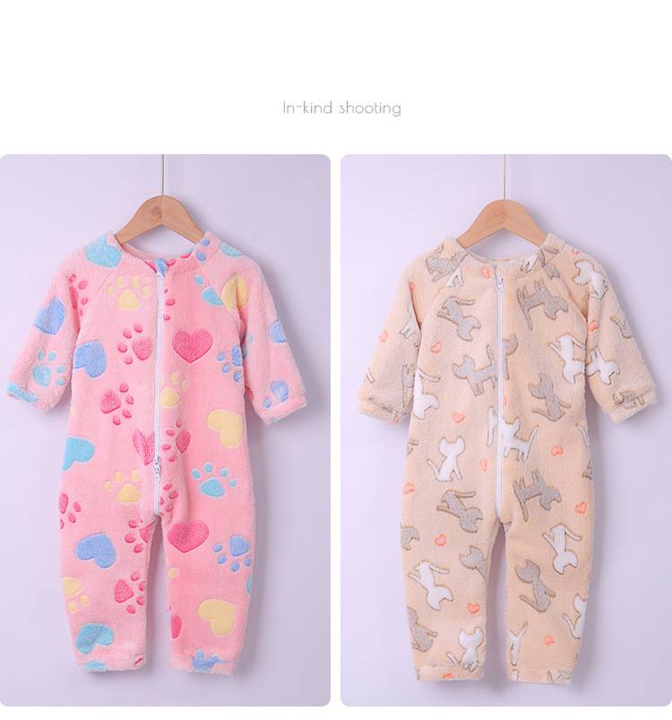 Autumn and winter infant pajamas