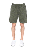 Kenzo Men Bermuda With Animal Print