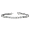6.5 CTW Lab Grown Diamond (G/VS) Tennis Bracelet in Choice of 14k White or Yellow Gold - AGI Certified VossAgin