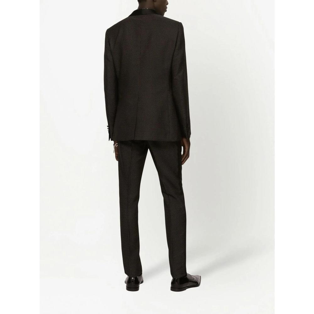 Dolce & Gabbana Black Jackets - Blazers Men