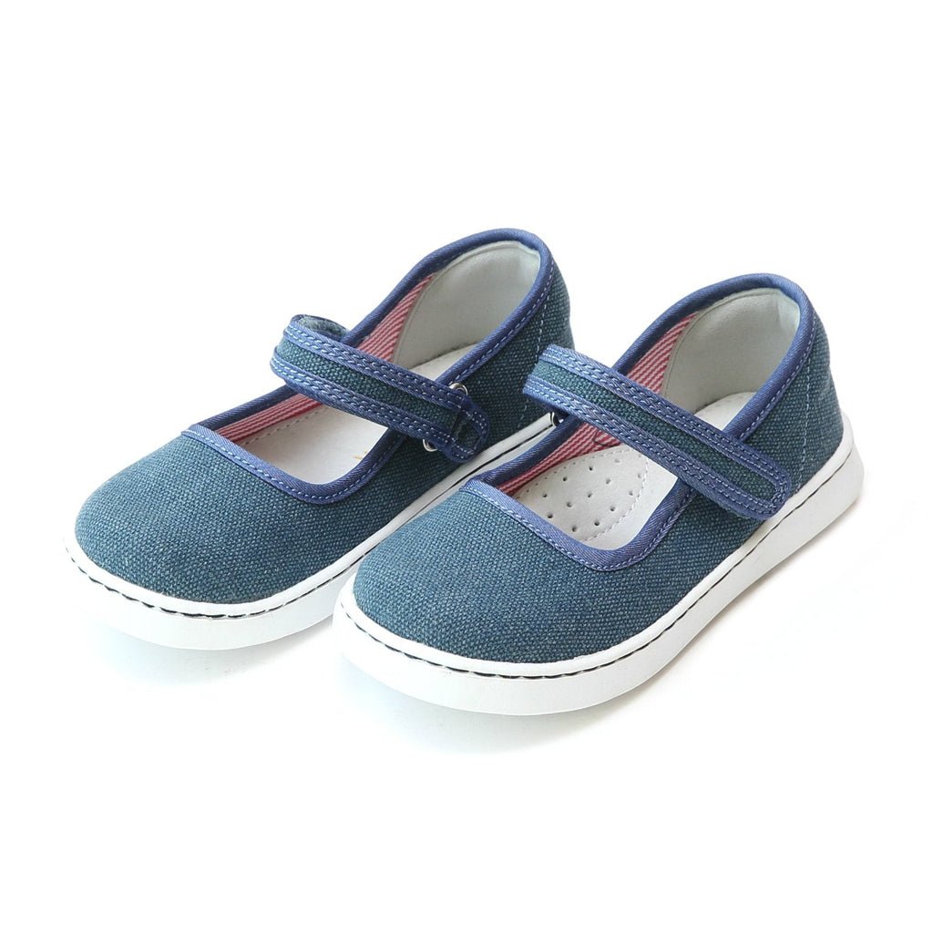 Jenna Canvas Mary Jane Torn and Trendy