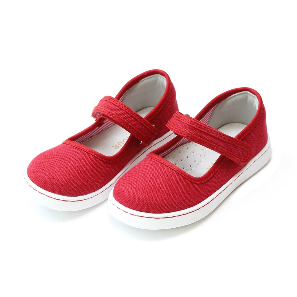 Jenna Canvas Mary Jane Torn and Trendy