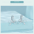 Simple All-match Bow Ear Clip S925 Sterling Silver
