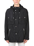 Balmain Men Giacca Con Cappuccio