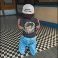 SURF N RIDE TEE - COAL LITTLE RAD THINGS