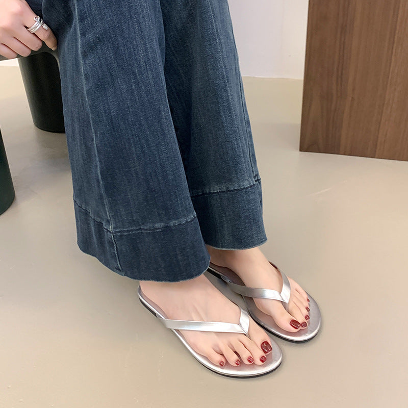 Womens Plus-size Flat Sandals For Spring And Summer