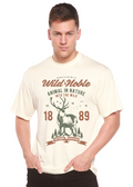 Wild And Noble Spun Bamboo® Men's Bamboo Viscose/Organic Cotton Short Sleeve Graphic T-Shirt Spun Bamboo