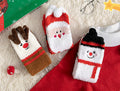 Child Christmas Socks Winter No-shedding Cute Elk Elk Santa Claus Snowman Sleeping Floor Coral Fleece Socks