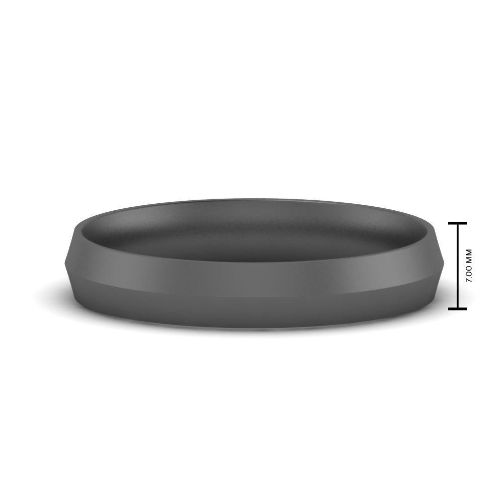 Comfort Fit Knife Edge Mens Band