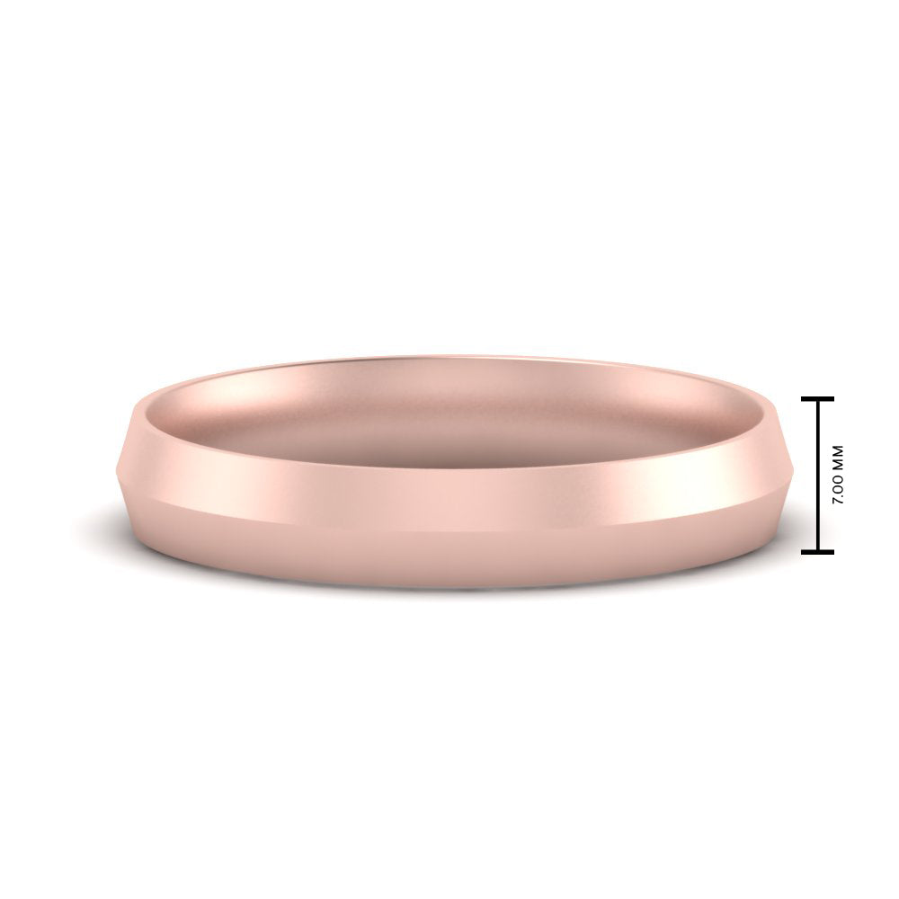 Comfort Fit Knife Edge Mens Band