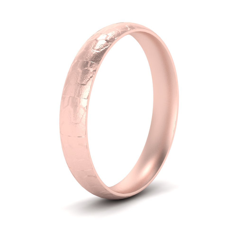 Lightweight Rock Texture Mens Wedding Band