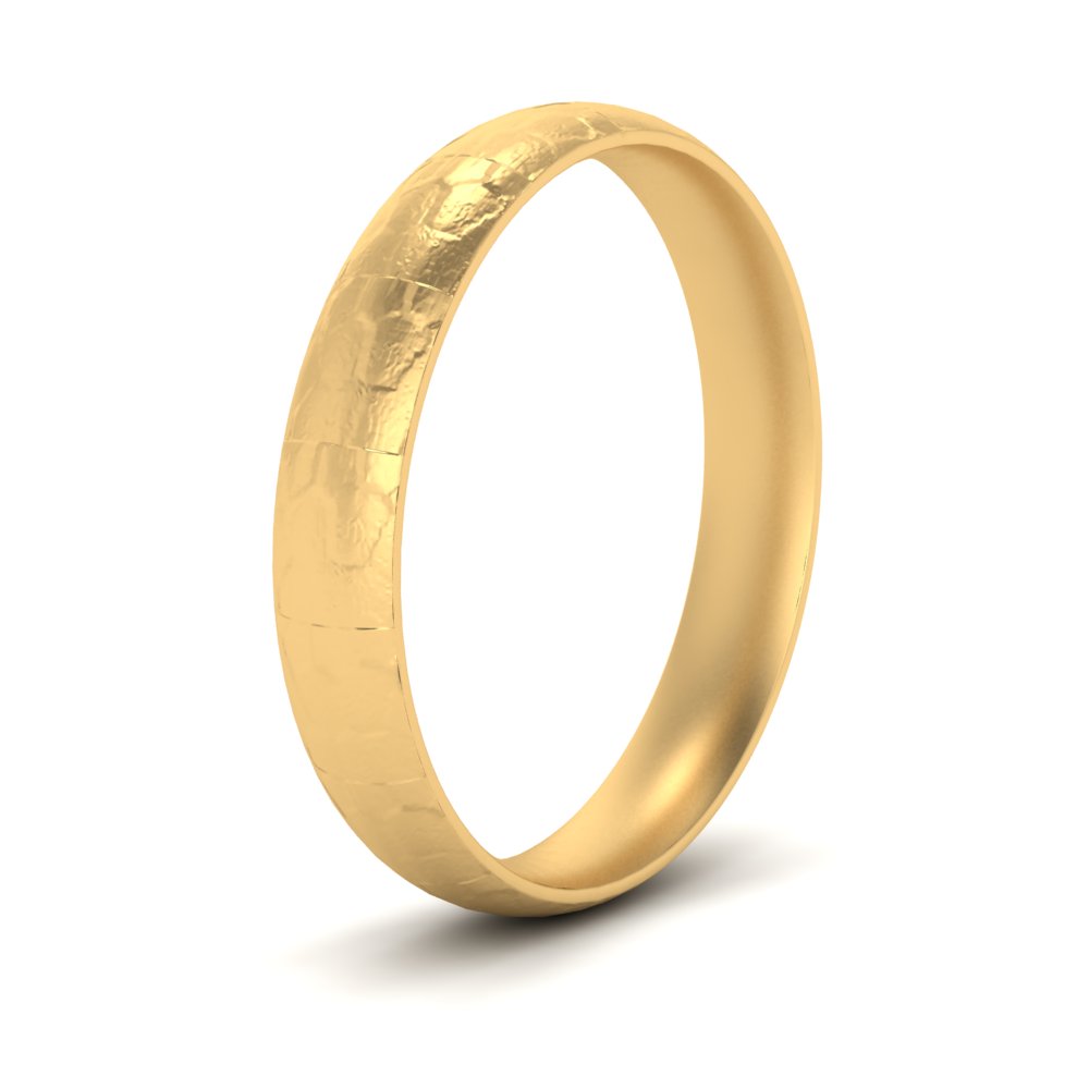 Lightweight Rock Texture Mens Wedding Band