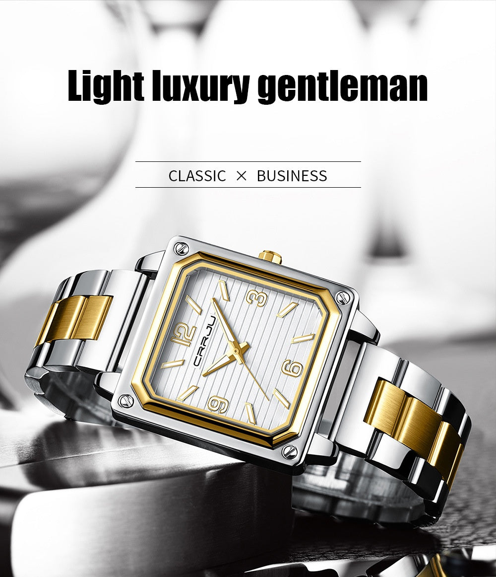 Simple Unisex Square Waterproof Watch