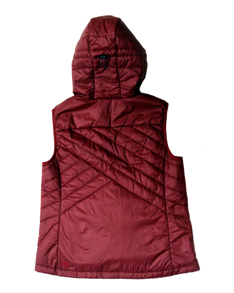 Powerstripe Eco-Friendly Down Hooded Vest Goal Five