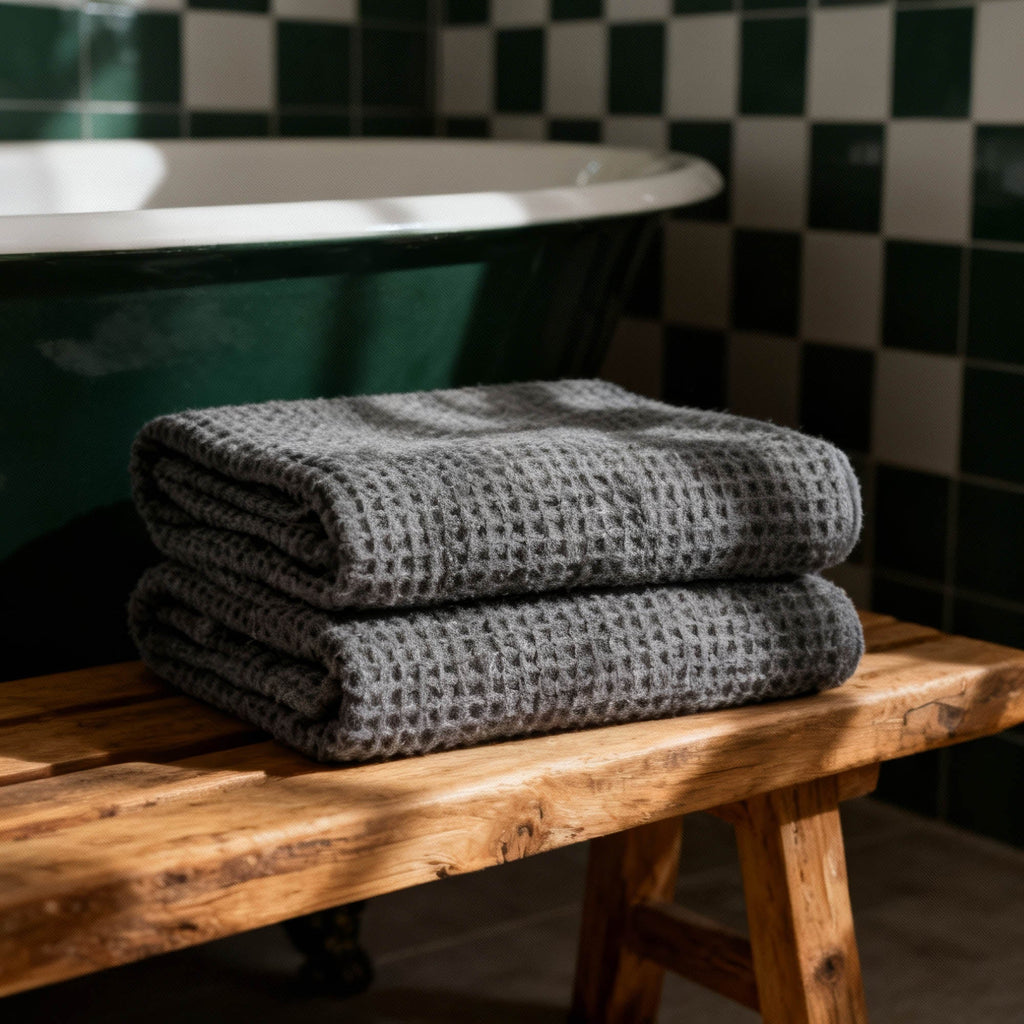Sedona Australian Cotton Waffle Towels Italic